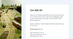 Desktop Screenshot of mjk-h0.dk